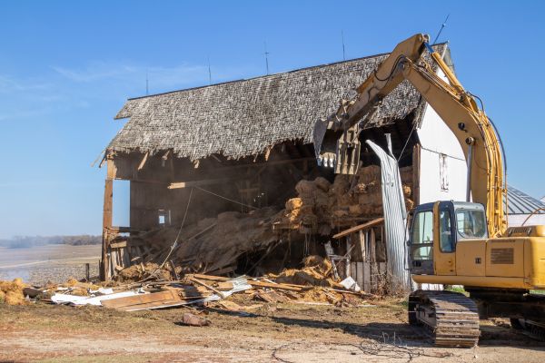 Barn Demolition in Wentzville